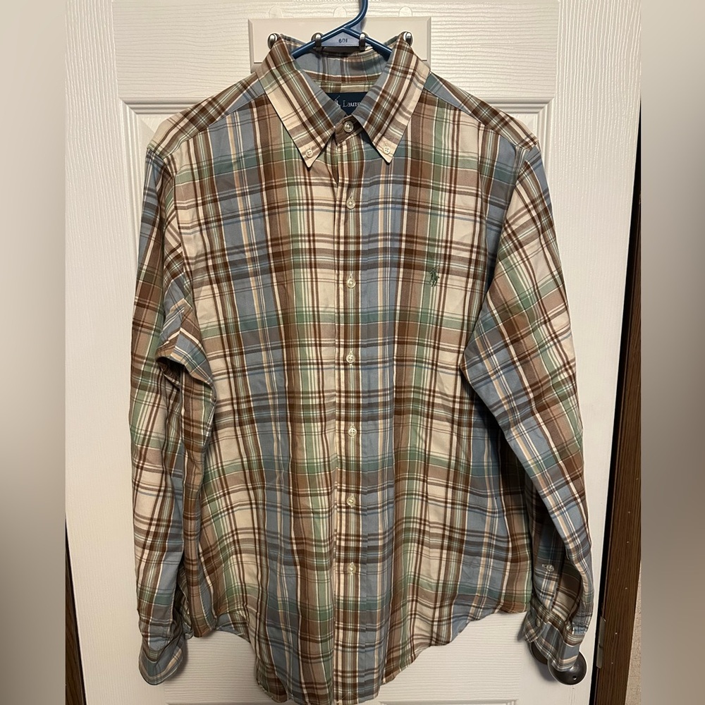 Ralph Lauren Men's Multicolor Plaid Button-Down Shirt